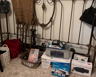 Electronics 
Metal King Bed Frame