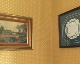 Framed art work