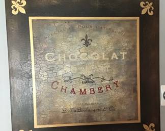 French style wall plaque
