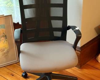 Office chair on wheels
