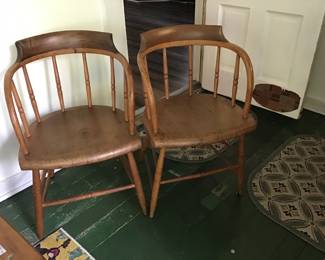 Wooden chairs