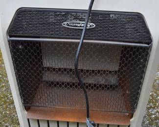 propane or natural gas workshop heater