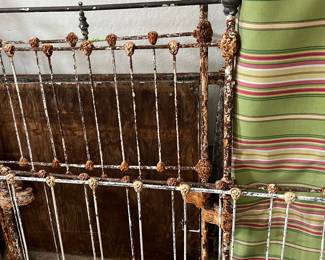 Iron full and single beds