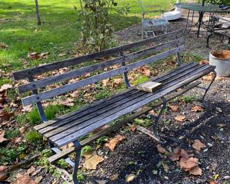 Slat bench