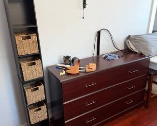 dresser and shelving