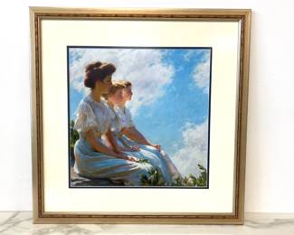 Lot 8410 Charles Curran On the Heights Painting Reproduction Wall Art