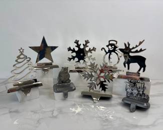 Lot 8237 Metal Stocking Hangers