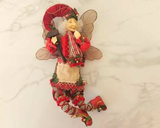 Lot 8259 Mark Roberts Holiday Fairy Ornament