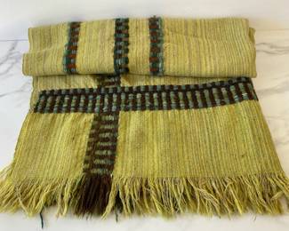 Lot 8468 Joan Wortis Hand Woven Blanket