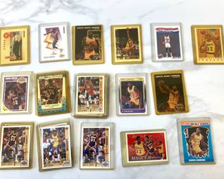 Lot 8181 Magic Johnson NBA Basketball Sports Trading Cards Upper Deck Fleer NBA Hoops Skybox