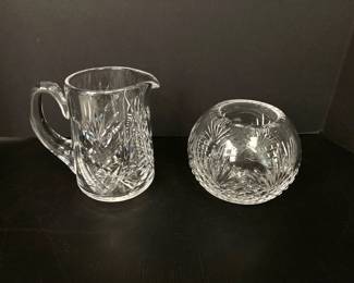 Lot 8489 Wedgwood Crystal Bowl Vase Waterford Pitcher
