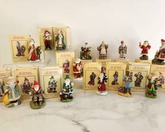 Lot 8256 International Santa Claus Collection Figurines