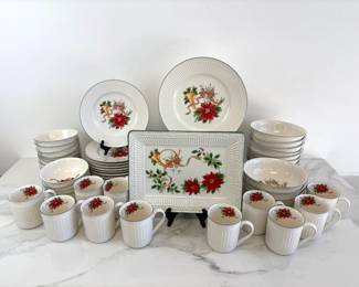 Lot 8309 Mikasa Italian Holiday China Dishes