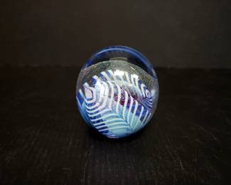 Lot 8520 Eickholt Art Glass Paperweight Signed