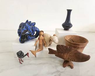 Lot 8445 Folk Art Figurines Carvings Miniatures