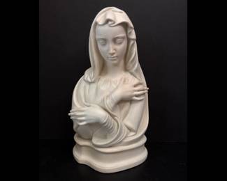 Lot 8223 Boehm Porcelain Mary Figurine Bust