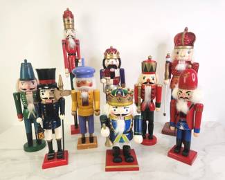 Lot 8338 Large Wooden Nutcrackers