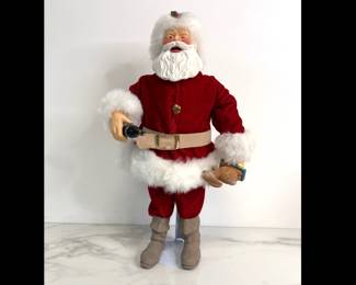 Lot 8160 Vintage Coca Cola Santa Figure