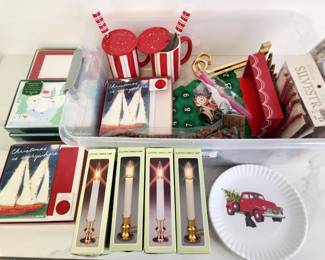 Lot 8343 Christmas Decor Candle Lamps Bead Garland Magnetic Advent Gift Wrap