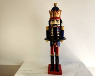 Lot 8239 42 Tall Wooden Nutcracker