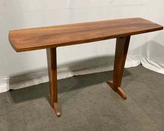 Lot 8367 Larry Bray signed Handmade Wooden Console Table