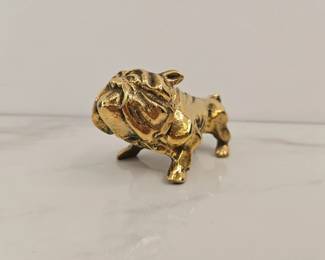 Lot 8281 Vintage Brass Bulldog