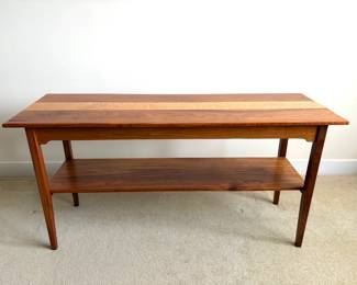 Lot 8379 Handmade Wooden Console Table