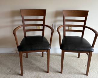 Lot 8369 Vintage Italian A. Sibau Arm Chairs