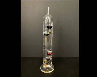 Lot 8491 Glass Galileo Thermometer