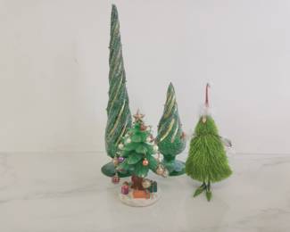 Lot 8250 Whimsical Christmas Trees