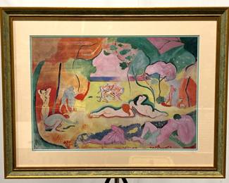 Lot 8407 Matisse The Joy of Life Painting Wall Art