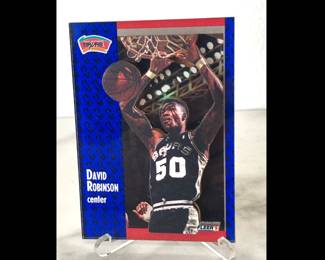 Lot 8186 David Robinson 187 1991 Fleer 3D NBA Basketball Trading Card