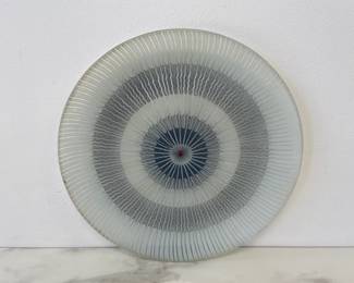 Lot 8462 Maurice Heaton Art Glass Platter