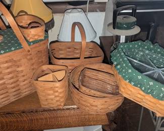 Varied longerberger baskets