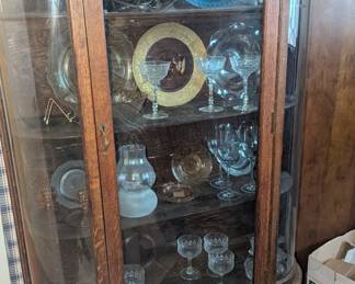 Hard wood antique cabinet