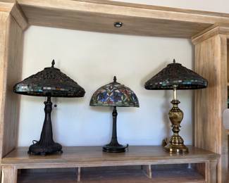Tiffany-inspired table lamps