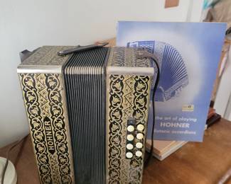 Vintage Hohner diatonic accordian