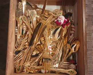 Christmas silverware