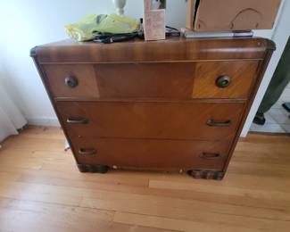 Antique Waterfall dresser