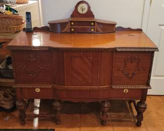 Vintage ornate cedar chest dresser