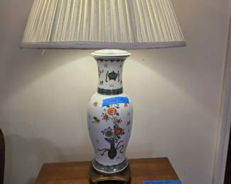 Pair of these Asian lamps.   Very nice and heavy.  $125 each