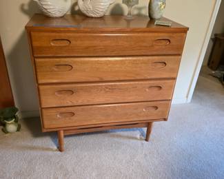 Danish modern style chest of drawers $600.