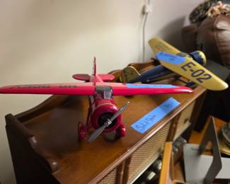 Metal die cast model planes.