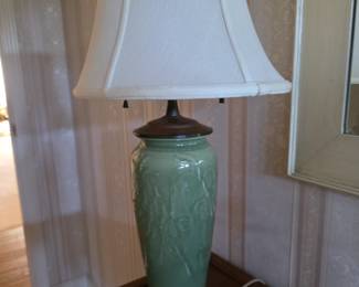 Very nice celedon lamp