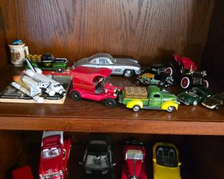 More die cast model cars.