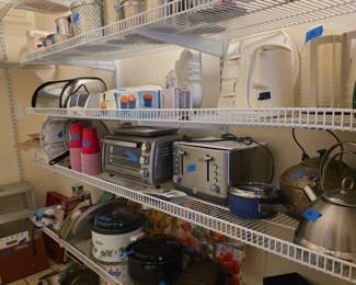 Walk in Pantry filled with goodies.