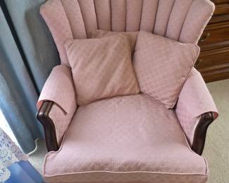 Vintage wingback chair