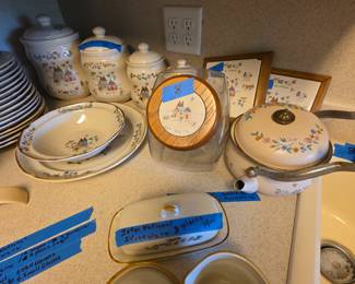 International Stoneware dishes with several accessory pieces