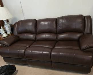 We priced this sofa with recliners at $250.  It's in great mechanical condition, there is just some cosmetic issues on the back.   If you drape an Afghan or blanket across the top, you will never notice.  