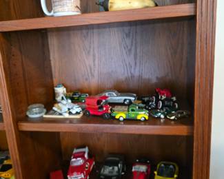 Metal die cast cars.  